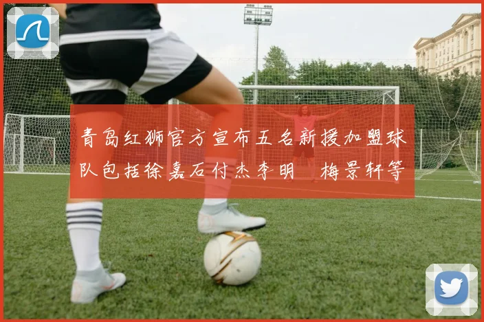 青岛红狮官方宣布五名新援加盟球队包括徐嘉石付杰李明璠梅景轩等球员